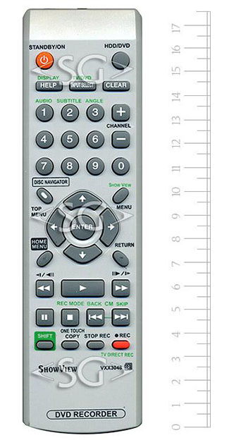 Пульт дистанционного управления для PIONEER VXX3048 dvd rec